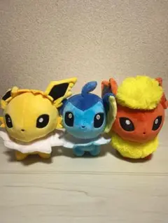 pokemon dolls シャワーズ　ブースター　サンダース　　セット　極美品
