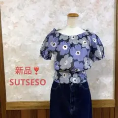 新品❣️SUTSESO 花柄シャツ ブラウス ♡日本製