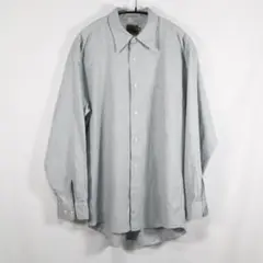 カルバンクライン　グレー　ストライプ　シャツ　長袖　Calvinklein
