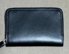 無印良品 MUJI ベジタブルタンニンレザーマルチパーパスケース 黒色 新品