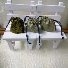 Z7.224❤️畳縁 ちっちゃい巾着 ミニ巾着 小物入れ 巾着飾り