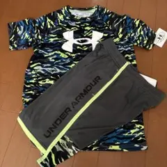 アンダーアーマー半袖シャツ ハーフパンツ　YXL
