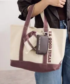 FRAMeWORK YA GOOD IDEAS BIG＆MINI TOTE M赤
