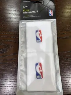 NIKE NBA公式 ELITE リストバンド 白2本セット