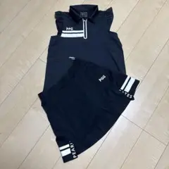 PEARLY GATES ゴルフ ポロシャツ　スカート　2点セット ブラック