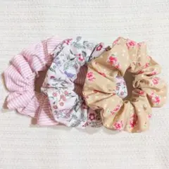 RA3個セットシュシュハンドメイド