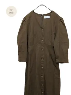 シンプリシテェ　ウエストほっそり　ワンピース　M