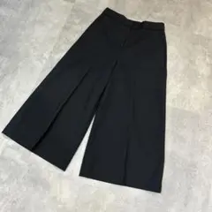 美品✨セオリー テイラー ストレッチ ワイド クロップド パンツ23AW 黒 4