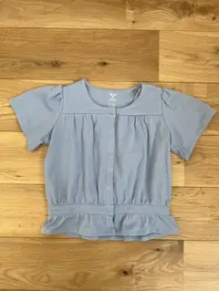 iver and isla flutter blouse bluebell 4y