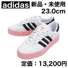 adidas アディダス SAMBAROSE スニーカー 白 ホワイト 厚底
