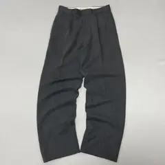 90s 2タック センタープレス テンセル スラックス シャドーストライプ
