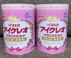 グリコ アイクレオ バランスミルク　800g 2缶セット