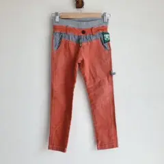 WALL STREET パンツ　110 キッズ　刺繍