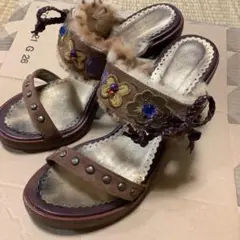 サンダル アナスイ 秋物 ファー 2004〜6年頃