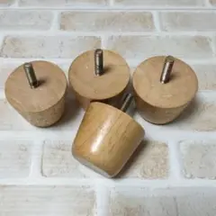 木製パーツ　ソファ脚　 4個セット