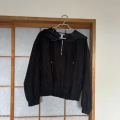 FOREVER 21 ブラックウィンドブレーカー