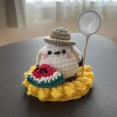 あみぐるみ シマエナガ 夏休み ハンドメイド