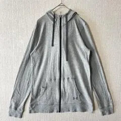 Under Armour Charged Cotton/フルジップグレーパーカー