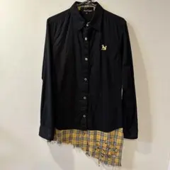 smack engineer シャツ 切り替え チェック スマックエンジニア