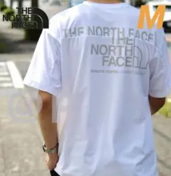 ノースフェイス ワイドシルエット Tシャツ バックロゴプリント 新品 M 白