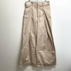 ZARA ザラ タック入りワイドパンツ ベージュ M相応
