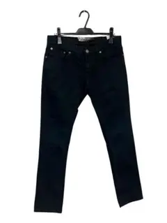 ●古着 RICHMOND DENIM リッチモンド ブラックダメージデニムW31