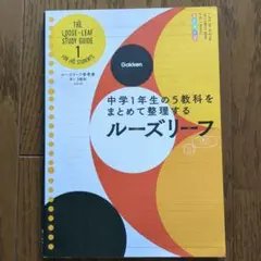 ルーズリーフ参考書 5教科 中1　改訂版