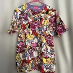 美品　アリス総柄Tシャツ