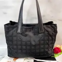 【美品】 シャネル ニュートラベルライン トートバッグ