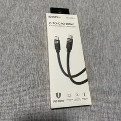 ケーブル　iDSONIX　C-TO-C　急速充電ケーブル　1m　新品未開封