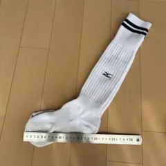 Mizuno ホワイト ストライプ ソックス 約20センチ