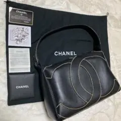 CHANEL シャネル デカココ ワイルドステッチ ワンショルダー ブラック
