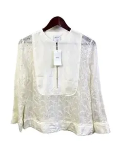 【新品未使用】ARMANI COLLEZIONI シルクレースブラウス 42