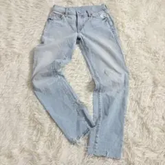 m1032 GAP ダメージジーンズルーズ 切りっぱなし 小さいサイズ ラフ
