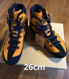 MAMMUT マムート 登山靴 26cm オレンジ/ ブラック