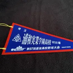 校名ペナント　浦和実業高校