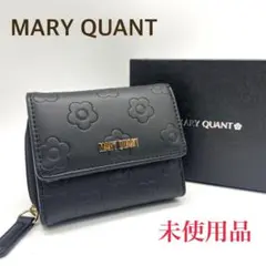 極美品　MARY QUANT ブラックレザーがま口財布 極美品 MARY QUANT ブラックレザーがま口財布 - メルカリ