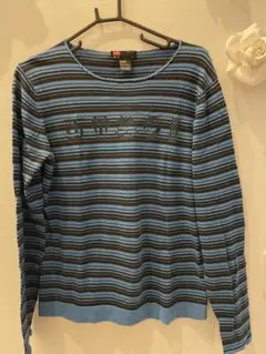❤️DIESEL❤️ ロンT ブルー　M
