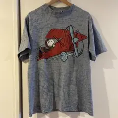USA製 PEANUTS スヌーピー 総柄Tシャツ SIGNAL SPORTS