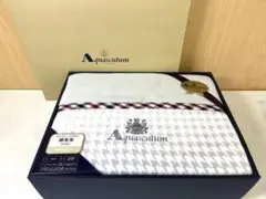 M491 未使用品 Aquascutum 綿毛布140x200cm