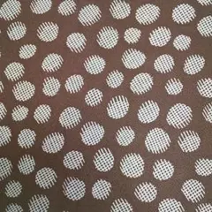 生地(焦げ茶水玉)