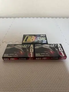 TDK AD1 80分 90分 カセットテープセット　レトロ　ヴィンテージ