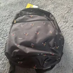 ミッキーマウス柄 黒リュック