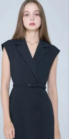 新品エミリアウィズFrench Sleeve Tailored Dress M