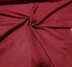 コットン　赤　レッド　生地　1m
