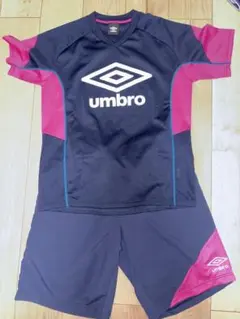 umbro サッカーウェア ネイビー/ピンク セット
