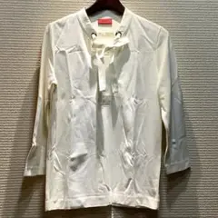HUGO HUGO BOSS ヒューゴボス ボス リボン カットソー 白