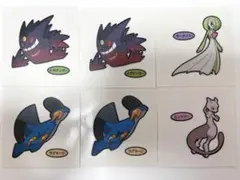 ポケモンパン デコキャラシール 212弾 6点