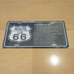 【お値下げ】【未使用】ROUTE66 アンティークプレート