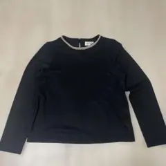 anatelier パール、リボンたつきカットソー